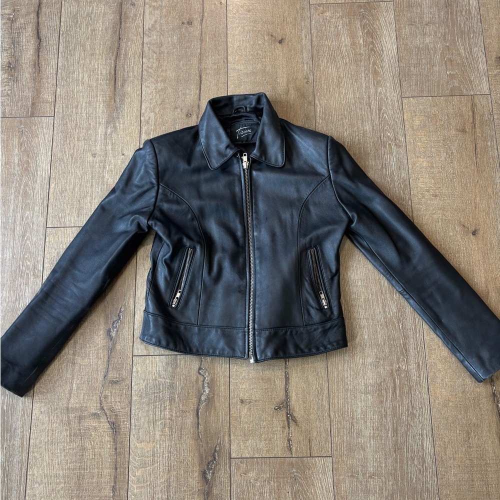 Black Leather Women's Jacket